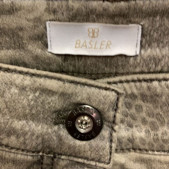 Basler Julienne European Tan Cotton Snake Print High Rise Skinny Jean Size 18 - Picture 6 of 16